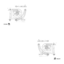 FEBI BILSTEIN Querlenkersatz links & rechts für Nissan Qashqai II J11 J11_