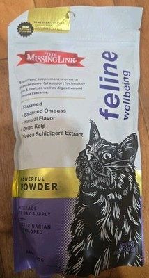 The Missing Link Feline Wellbeing Vitamin Powder Supplement Cats