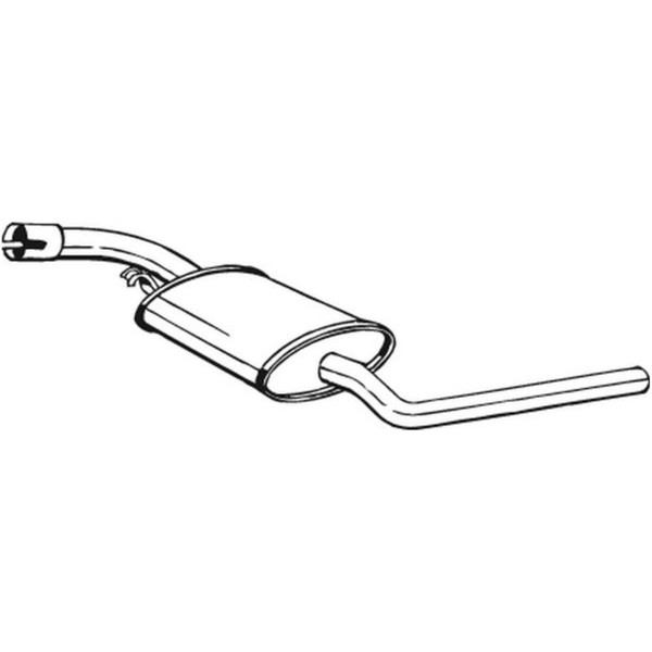 Bosal MittelschalldäMpfer SchalldäMpfer FüR VW Transporter IV 70XD 1.9 D 70XA-image
