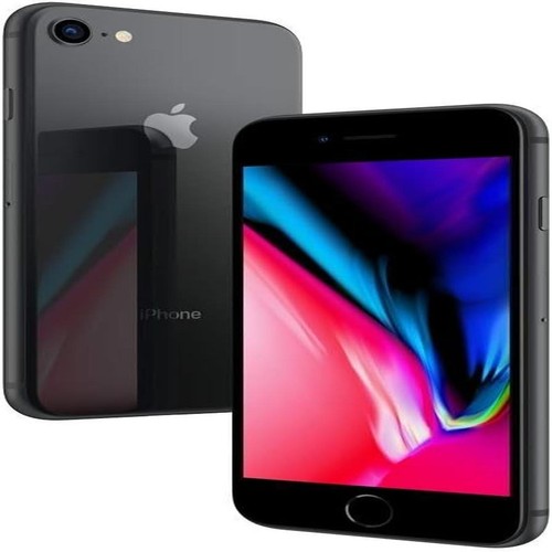 Apple IPHONE 8 64gb 4,7 " Noir Smartphone Cellulaire Inclus Tva Fa Recondition - Photo 2 sur 6
