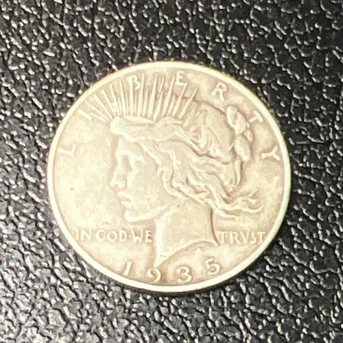 1935 Peace Dollar $1 Silver Coin 0.9 Fineness Uncertified Ungraded Circulated