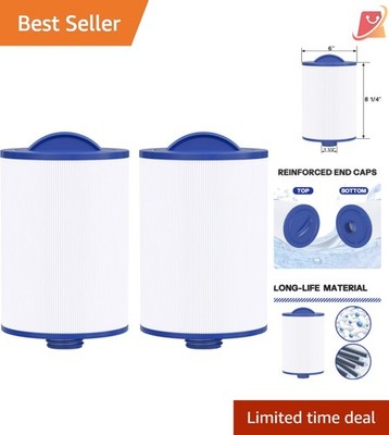 Spa Filter 1.5in Coarse Thread Replacement for 6CH-940 FC-0359 2 Pack