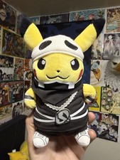 Pokémon Center Pikachu Team Skull Plush 2017