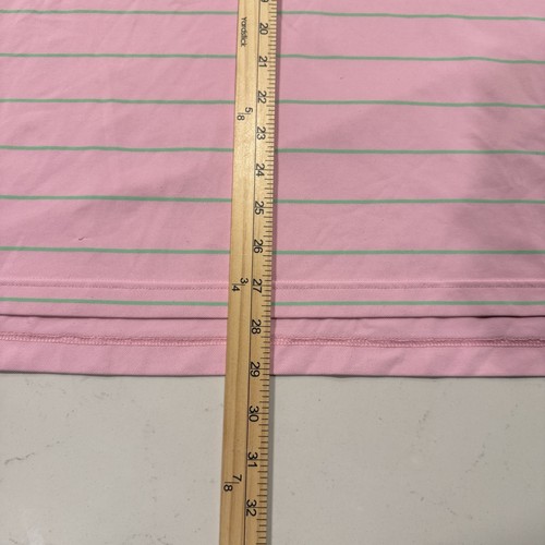Peter Millar Polo Shirt Mens Medium Pink Golf Summer Comfort Performance Logo - Picture 6 of 9