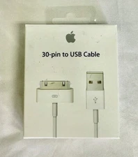 Genuine Sealed Apple 30 Pin To USB Cable GUARANTEED AUTHENTIC