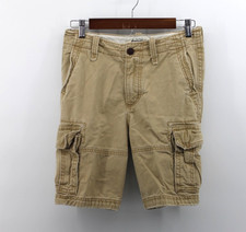 Abercrombie Fitch Shorts Kids Boys 12 Cargo Button Fly Heavy Paratrooper Grunge