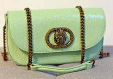 Kurt Geiger Leather Small Chelsea Cross Body Bag Pale Green New RRP £249 Free 🚚