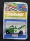 Vintage Lesney Matchbox 13 Custom BP Wreck Truck In Blister Pack.