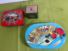 ALEMAGNA E TE' TWININGS - N.3 SCATOLE DI LATTA VINTAGE