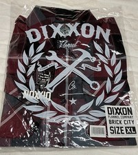 New DIXXON The Brick City Flannel Mens XL BNIB