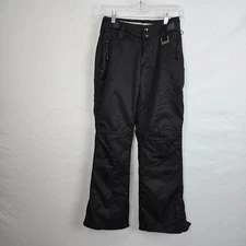 Ocean & Earth Snow Pants Women's XS Black Snowboarding Skiing Waterproof 736283