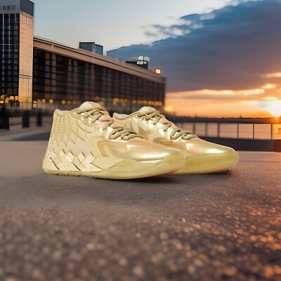 PUMA MB.01 Golden Child ( Metallic Gold-fiery Coral  -  SIZE 11.5M / 13W