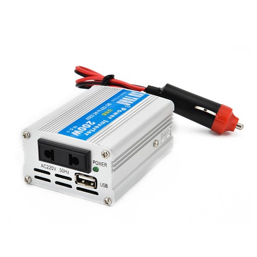 200W Power Inverter DC 12V to AC 220V Car Sine Wave Converter USB Port f - Picture 4 of 8