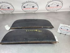 1949-1950 Chevy Passenger Car Wheel Fender Skirt Pair Lhrh Black - Oem