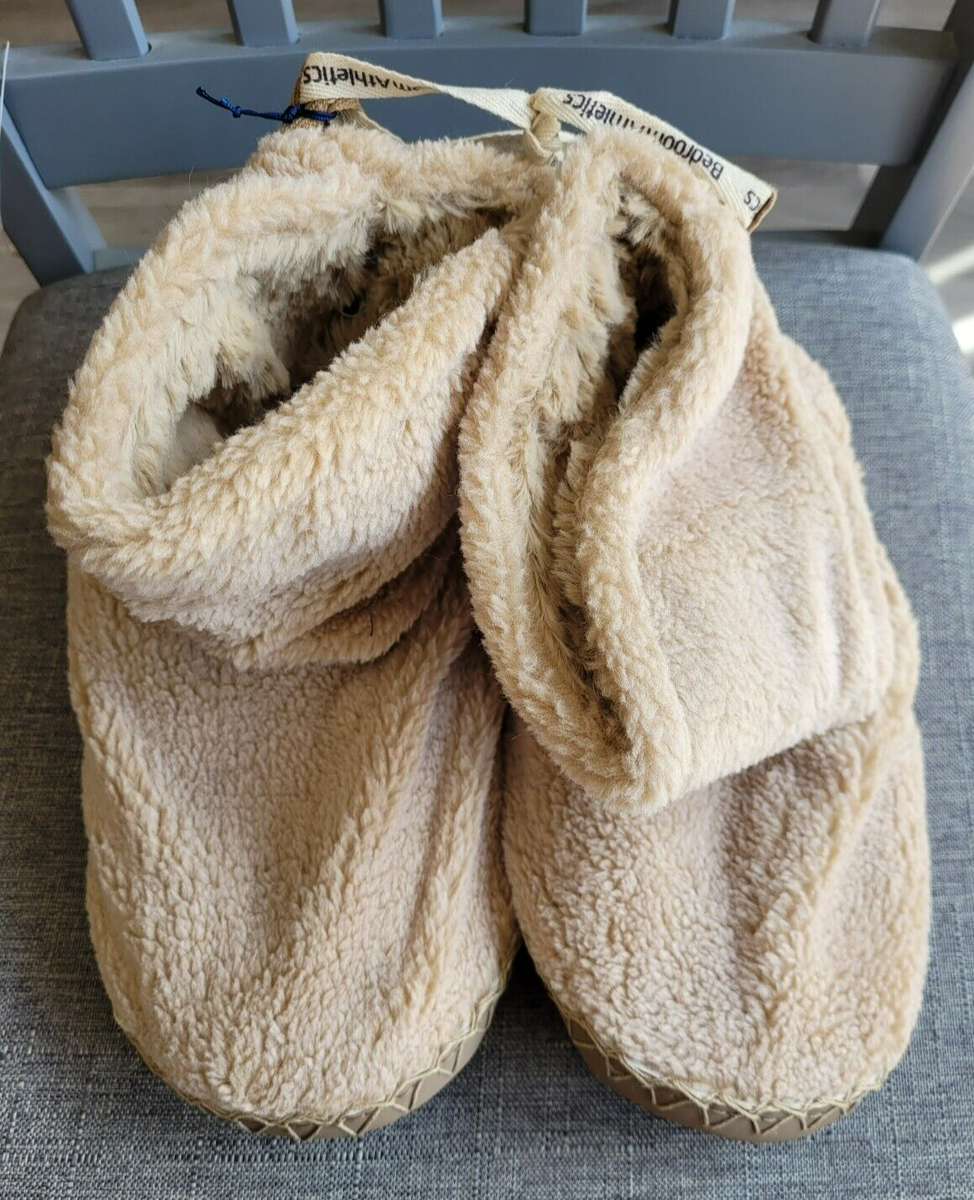 Womens Bedroom Athletics Ursula Gingerbread Fleece Slipper Boots