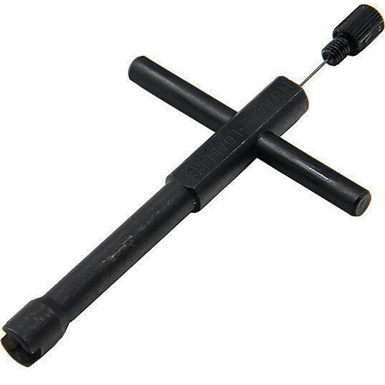 Llave de pezón de polvo negro cargador de bozal - ranura de 6 mm (0,236") - MZ1216 Foto 2 de 4