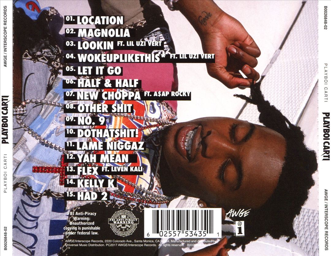 PLAYBOI CARTI PLAYBOI CARTI [PA] NEW CD 602557534351 UK