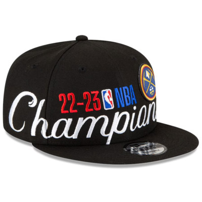 Denver Nuggets New Era 2023 NBA Finals Champions Locker Room 9FIFTY Snapback Hat