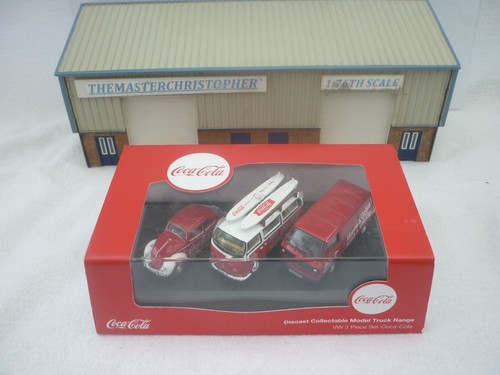 Oxford Diecast Automobile Modern 1:76th VW Coca-Cola 3 Piece Set 76SET60CC - Picture 5 of 5