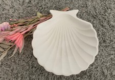 Deko Muschelschale Seifenschale Schmuck Meer Strand Maritim Weiß Unikat