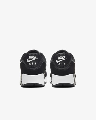 Nike Air Max 90 Black White Recraft Retro Running Shoes  display picture 2