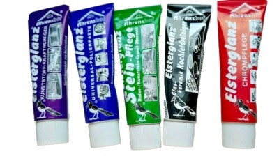 Elsterglanz Pflege Reinigung 40 ml /Tube Kunststoff Glaskeramik Chrom Stein Uni