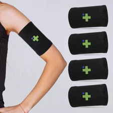 Overt Sensor Armband - Fits All CGM Devices - Kids & Adults - Black Medium