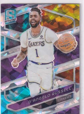 2023-24 Spectra Panini NBA No. 45 D'Angelo Russell Ice 9/49