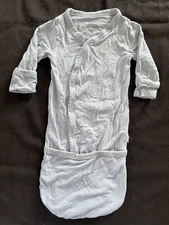 Kyte Baby EUC Slate Snap Front Bamboo Bundler-Preemie