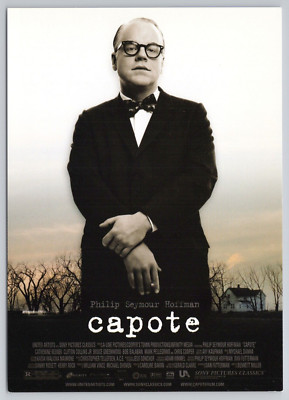Capote 2005 Film Phillip Seymour Hoffman - Movie Poster Postcard 2