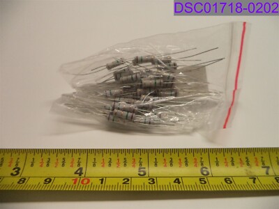 Qty = 50: 1.5 Ohm Resistor 1W 5% Tolerance Metal Oxide P/N a19012600ux0009