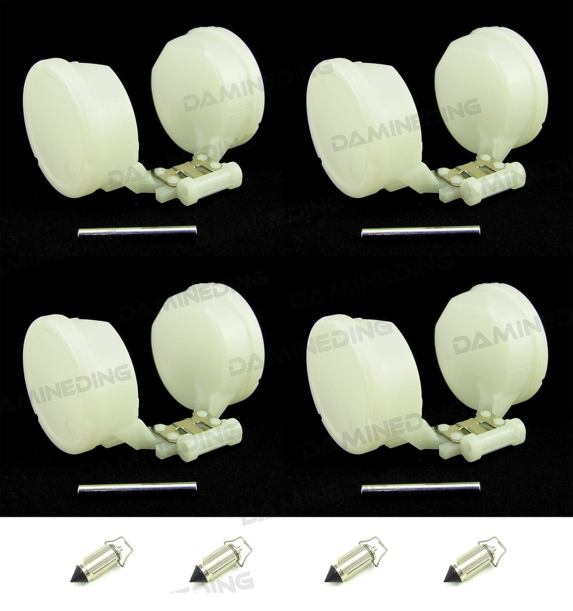4X Carb Float & Pin for 16031-1056 ZX1100 ZX1200 KL600/650 Float