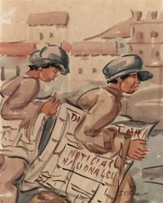 José Clemente Orozco  Art Poster or Canvas Print "MUCHACOS VOCEROS"