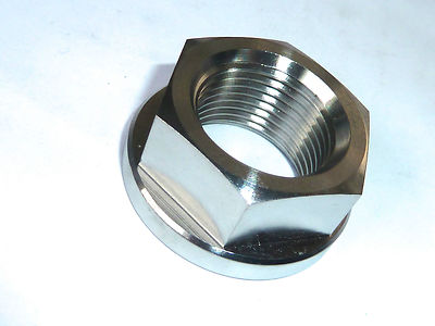 Suzuki GSXR750 2006-2016 SWINGARM PIVOT FLANGED NUT TITANIUM M20X1