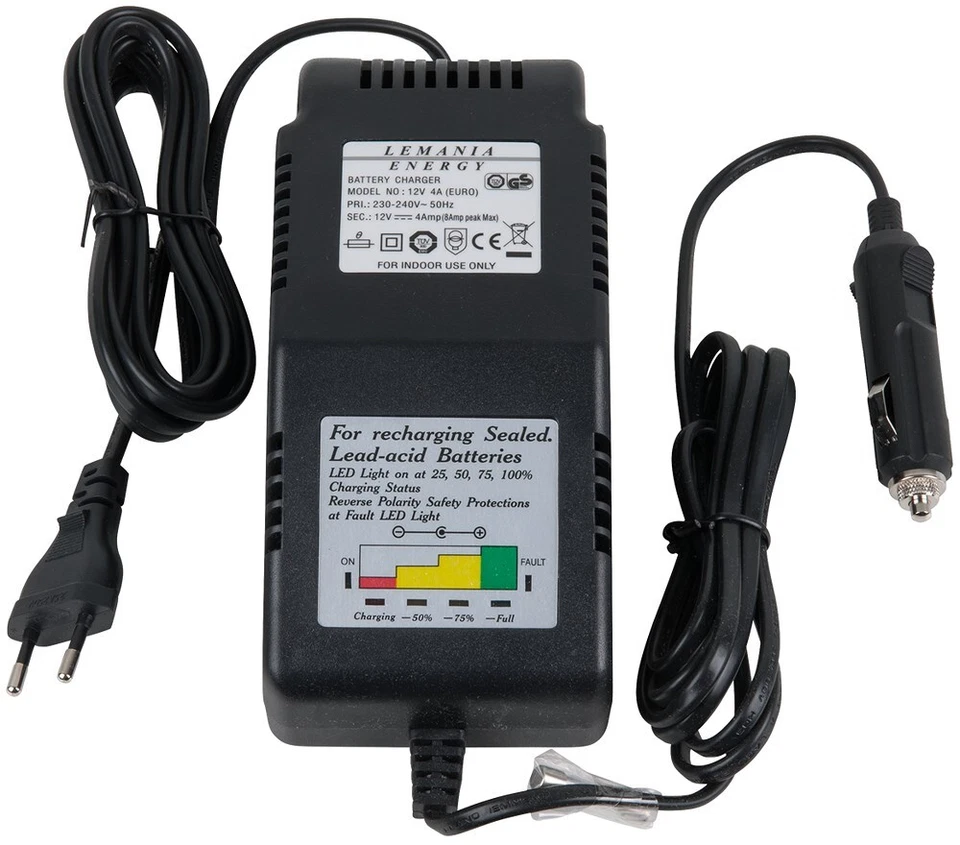 KS TOOLS Ladegerät für Batterie-Booster 550.1820 und 550.1825