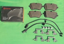 Brembo Rear Brake Pads And Sensors For 2020-2024 Audi Q7 Q8 SQ7 SQ8