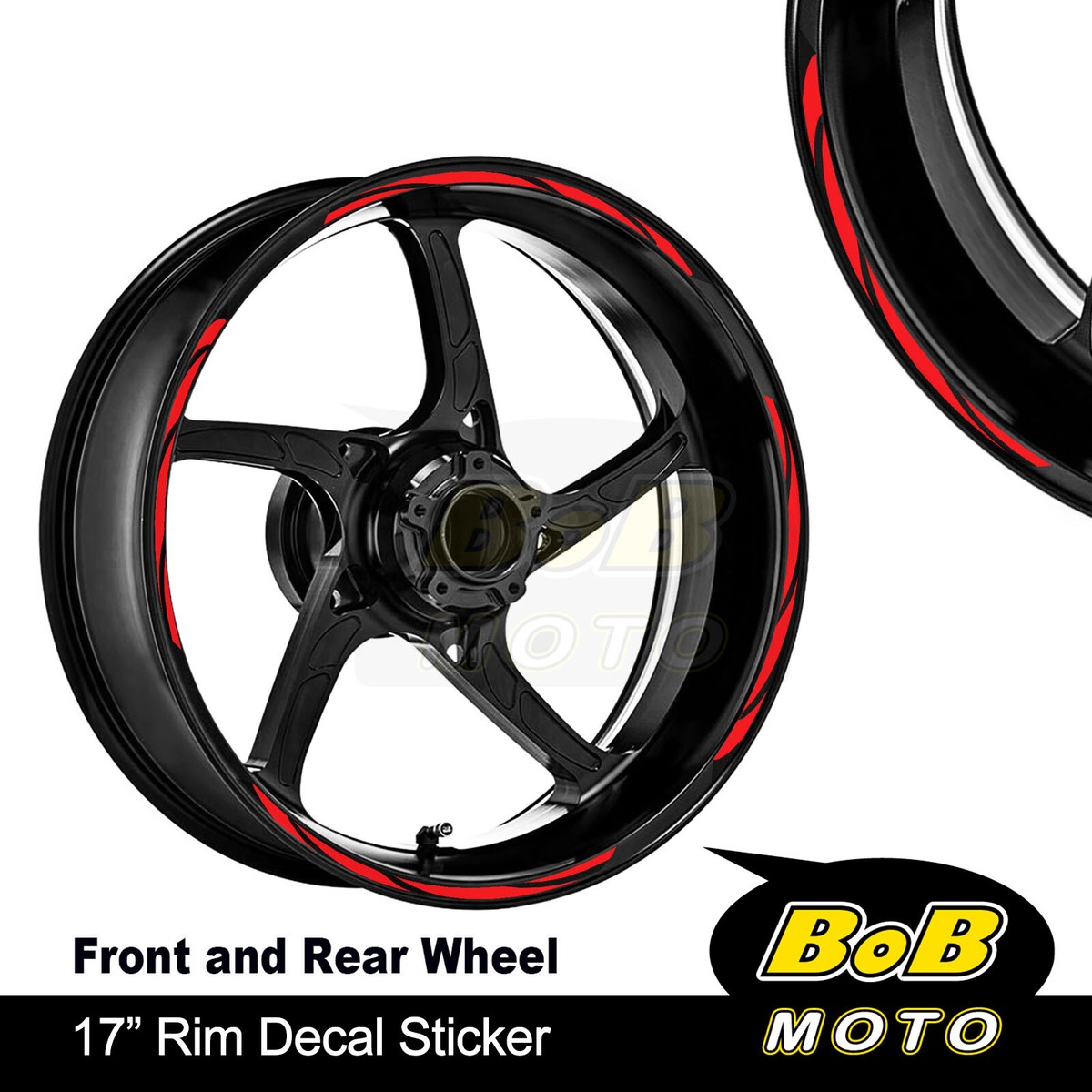 16 pcs STRIPE Wheel Sticker Rim Decal Set For Buell 1125CR