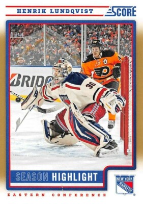 2012-13 Score Gold Rush #8 Henrik Lundqvist SH