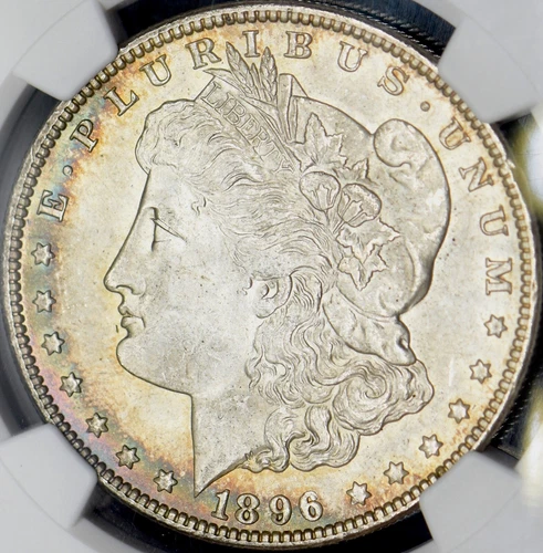 1896 Morgan Silver Dollar - NGC MS64 TONED - ✪COINGIANTS✪