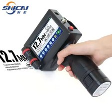 Handheld inkjet printer prints text, batch number, barcode, QR code
