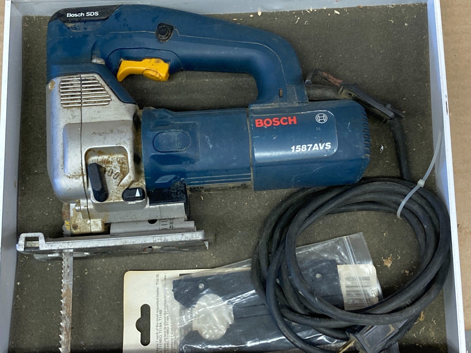 Bosch 1587AVS Variable Speed Jigsaw 50th Anniversary Metal Tool Case