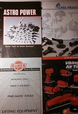 Vintage Air Tool Literature lot Jet Viking Nesco Sunex Florida St Louis Air Spee