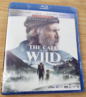 The Call of the Wild (Harrison Ford) BRAND NEW BLU-RAY & DVD SET + DIGITAL COPY