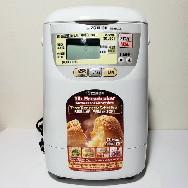 Zojirushi BBHAC10 Programmable Mini Breadmaker White for sale online