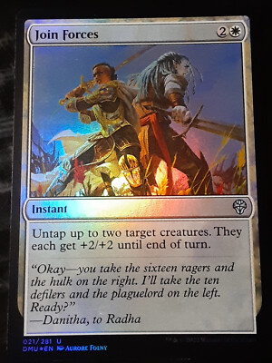 mtg join forces cards Winota Joiner of Full Altered Art Magic Cedh Commander Boros Legend Gift Overwhelming Forces (Textured Foil) -