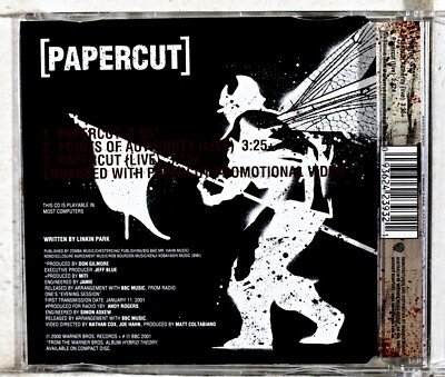 Papercut by Linkin Park (CD, 2001) for sale online | eBay