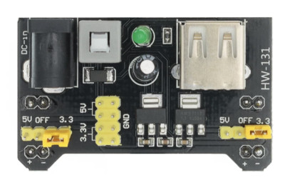 Netzteil-Adapter Power Supply Module 3.3V/ 5V Steckboard/Breadboard MB102