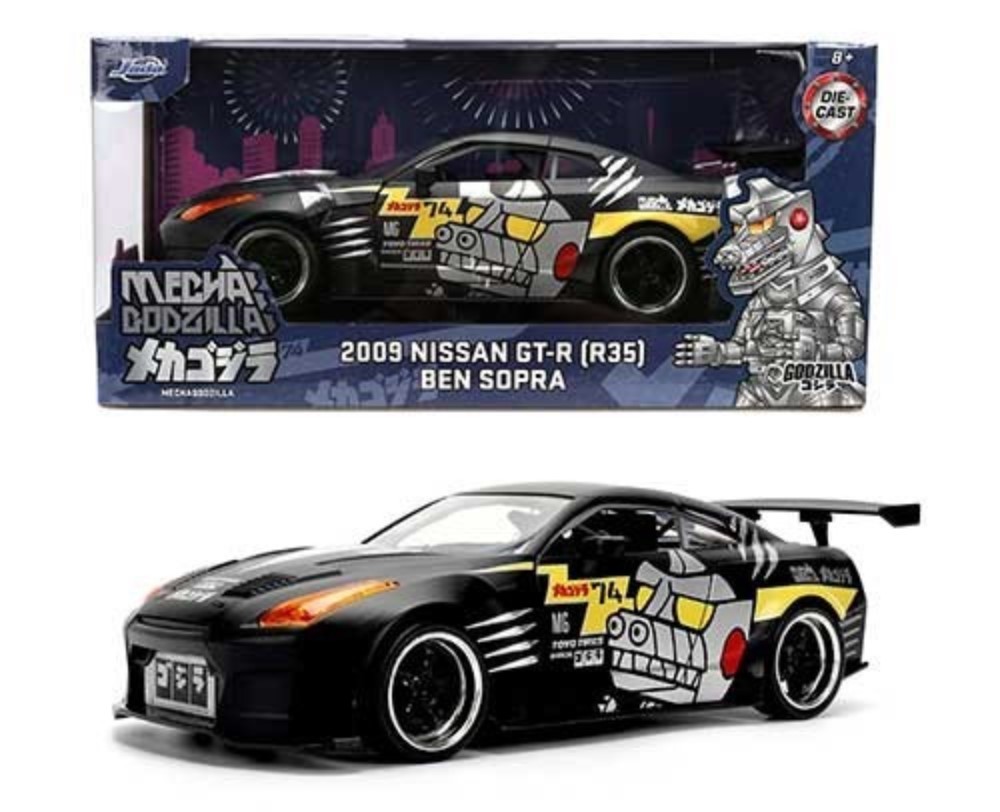 Jada 1:24 Hollywood Rider 2009 Nissan GT-R R35 Ben Sopra Diecast