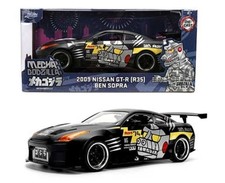 Jada 1:24 Hollywood Rider 2009 Nissan GT-R R35 Ben Sopra Diecast 36707 Godzilla