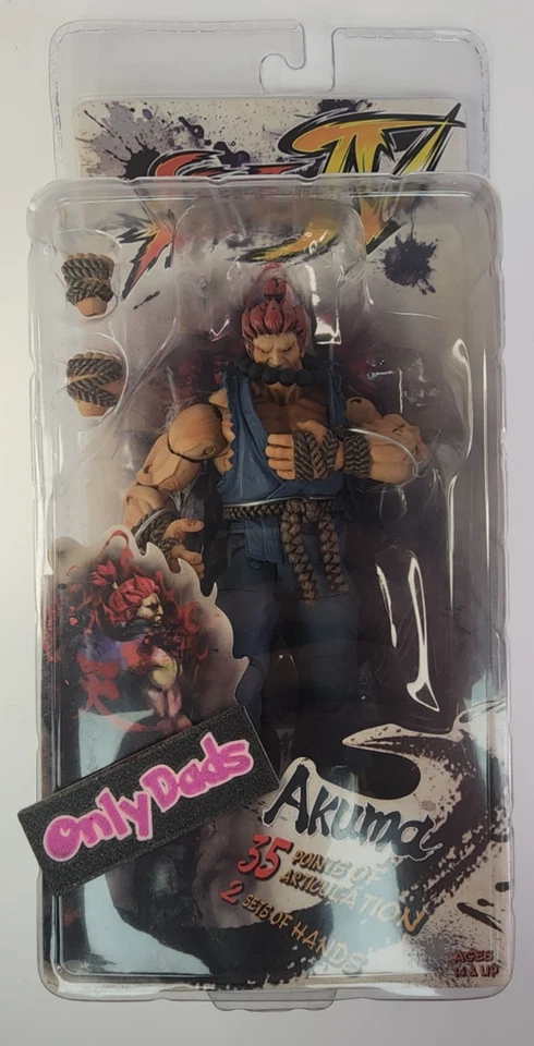 Figura de acción NECA Akuma Street Fighter IV Capcom Ronda 2 Foto 2 de 4